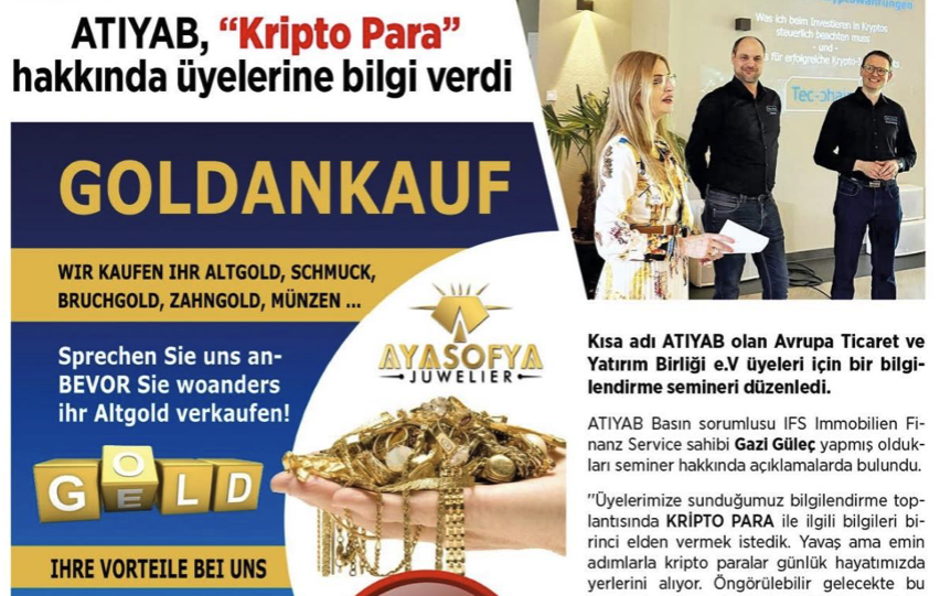 Bizim Haber Dergisinde Atiyab Çalışmalarına ilgi 