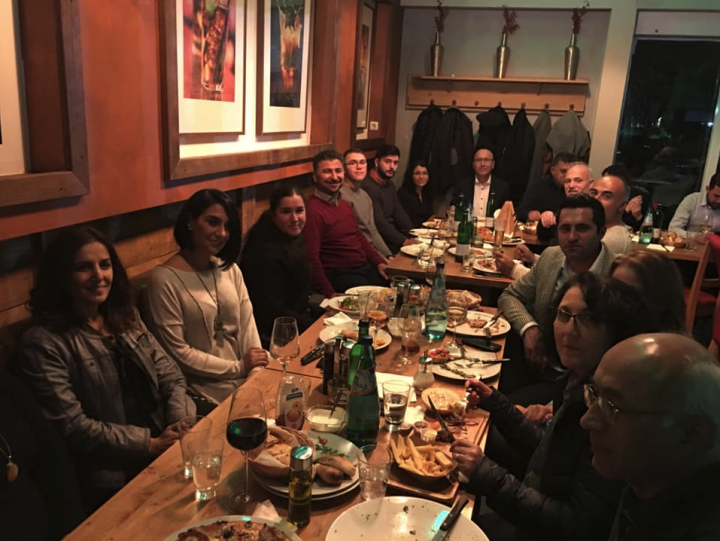 ATIYAB Müslüm Aktar mekanı, Jumping Beef te Yemek Toplantısındayız